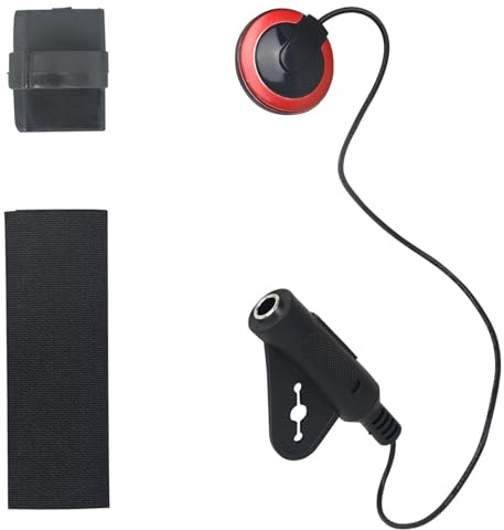 Piezo-Gitarren-Tonabnehmer, Wandler, 6,35 mm, Stimmgerät für E-Gitarre, Ukulele, Mandoline, Zubehör