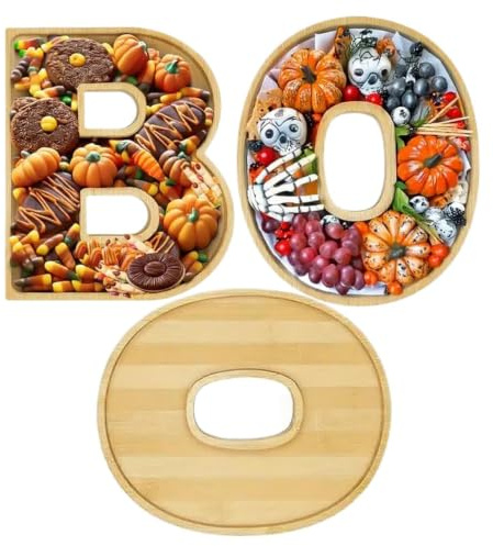Charkuteribräde avsett för Halloween-firande | Träserveringsfat | Boo Charkuteri Serveringsfat Och Ostbricka | Till Spiselkrans, Höstsäsong, Cupcakebakelser, Efterrätter, Maträtter Och Fruktbitar