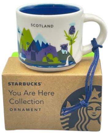 Starbucks You are Here Collection Scotland Espressotasse/Ornament