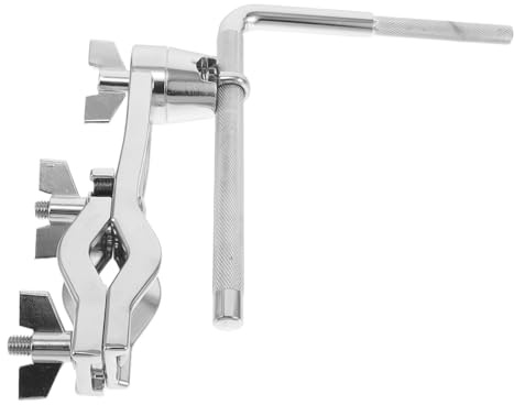Beavorty Soporte de Abrazadera para Caja y Platillos de Batería Construcción Resistente y Ajuste Ergonómico, Accesorio Multifuncional para Instrumentos de Percusión en Escenarios y Estudio