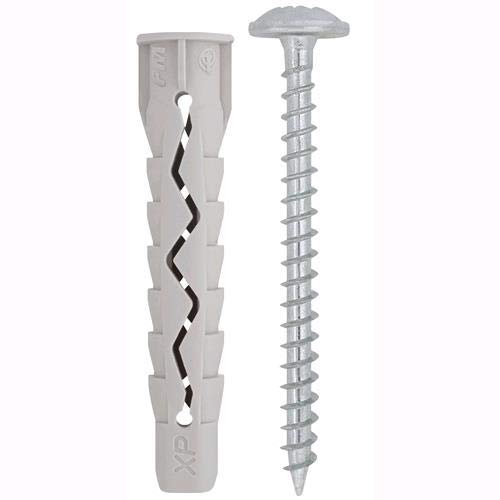 FRIULSIDER XP Tassello universale in nylon con vite TBL 8x52/5 Cf. 50 pz