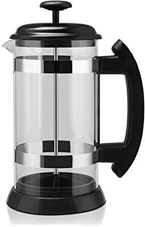 Cafetera de Acero Inoxidable de 1000 ML, cafetera, Prensa Francesa con Filtro, diseño de Aislamiento de Doble Pared, Proceso de Pulido, Taza de Olla