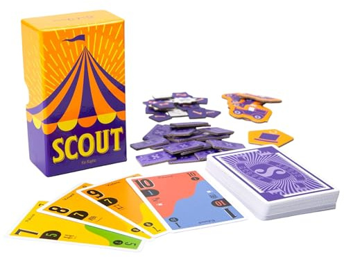 Oink Games Scout Award-Nominated Strategic Hand Management | Small-Box Travel-Friendly Family Experience | 2-5 Players Ages 9+ | 20 Minutes | Portable Circus Theme