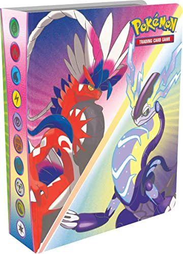 Pokemon Mini portfolio scarlet & viola + 1 pacchetto booster