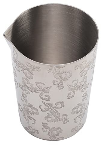 Cocktail Rührglas, Cocktail Rührglas, Cocktail Rührglas, 304 Edelstahl Rührglas, Edelstahl Hitzekonservierung, Graviertes Barkeeper Rührglas für Bar, 304 Edelstahl