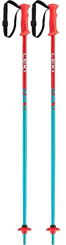 LEKI Rider, bastoncini da sci per bambini, colore rosso brillante, 70 cm