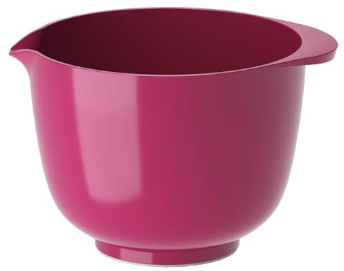 Rosti Margrethe Rührschüssel 1,5 Liter, Bruchsichere Schüssel, Backschüssel, Hefeteigschüssel mit gutem Griff, Teigschüssel aus Recycelbarem Kunststoff, Beetroot
