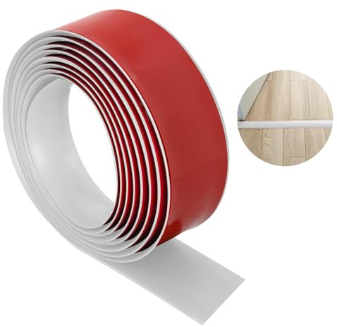 Übergangsprofil Selbstklebend, PVC Übergangsprofil, 5cm x 300cm Übergangsleiste, Übergangsschiene für Teppich Boden