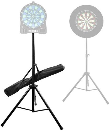 Turnart Dartständer für Dartscheibe Ständer,Dart Ständer Dart Zubehör für Dartscheibe Elektronisch,106-200 cm Heavy Dartständer 3.7KG Dartboard Ständer