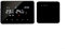 Wi-Fi Smart Thermostat Programmable Thermostat W/RF Receiver Voice APP Control, Programmable WiFi Smart Thermostat For Gas Boiler Systems, Voice Functionality(Black)