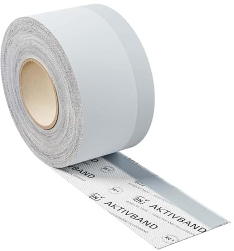100mm x 25lfm Dampfdichtes Fensterband für warmen Einbau Fensterabdichtung AKTIVBAND SK2