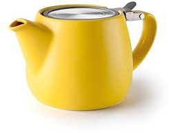 IBILI - Tetera Luxor Yellow, Porcelana, 540 ml