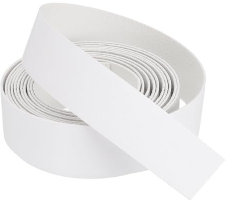 sourcing map White Edge Banding 10 ft x 1-1/8 Inch Veneer Tape Pre-glued Flexible Plywood Edge Banding with Hot Melt Adhesive for Furniture Restoration