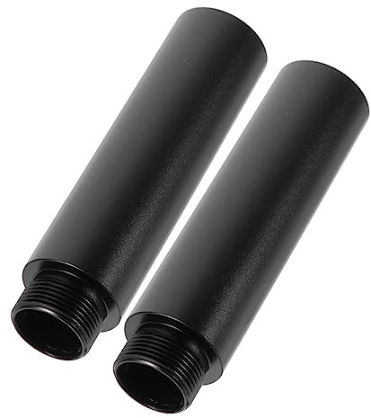 LOLIPPYY 2pezzi Supporto Per Microfono Di Estensione Tubo Di Estensione Per Supporto Per Microfono Per Rack Per in Metallo Di