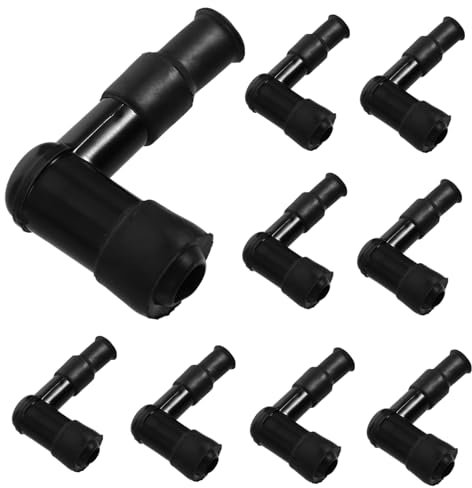 Vaguelly 10 Stück Hochdruck Zündkerzenstecker Steckerkappen Für Benzingenerator Rasentraktor Wasserpumpe Gummi Zubehör Für Benzinmotoren