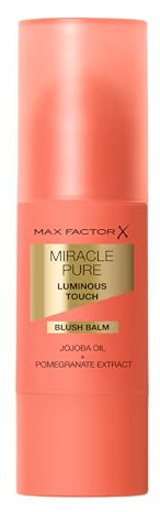 Max Factor Miracle Pure Luminous Touch Blush Balm, 35 Coral Blush, modular, cremiger Rouge, leuchtendes Finish, vegane Formel, 6 g