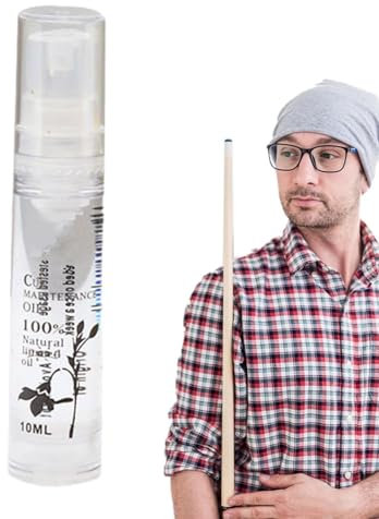 Billard-Schmieröl - Reines Pflegeöl, nicht klebend | 10 ml Queue-Öl zur Schlägerpflege, verhindert Risse und Verformungen, geschmeidiges Öl für regelmäßige Pflege und längere Lebensdauer von Snookerqu