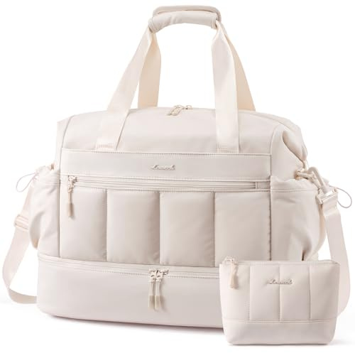LOVEVOOK Borsa da viaggio da donna, leggera, per bagaglio a mano, da viaggio, per aereo, da viaggio, impermeabile, per clinica, nascita, ospedale, borsa sportiva con scomparto per scarpe per palestra