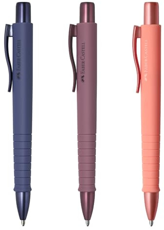 Faber-Castell - Stylo à bille Poly Ball Urban, 3 pièces