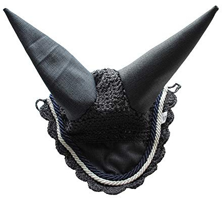 Rhinegold 0 Fly Veil/Noise Muffler-Cob Navy Fliegenschleier, Denim/Marineblau