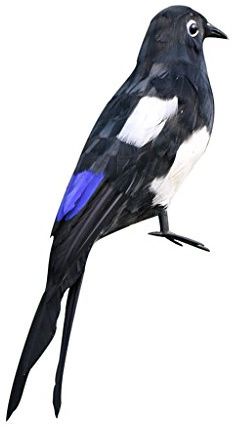 LOVIVER Dekofigur 32cm, Realistische Vogelfigur für Garten & Haus