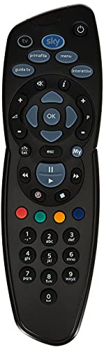 One For All Telecomando MySKY, Comprensivo di 2 batterie Duracell, funziona con il decoder My SKY HD, My SKY e il decoder SKY HD, Autentici SKY 715, Multicolore