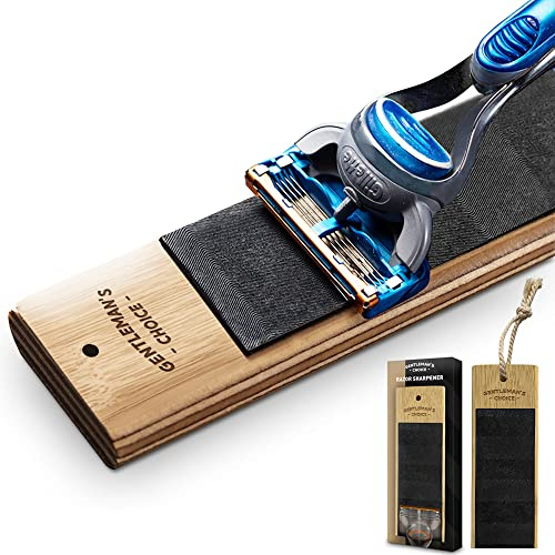 MikaMax, Rasiermesserschärfer, Original Holzdesign, Geschenke für Männer, Geschenke für Ihn.