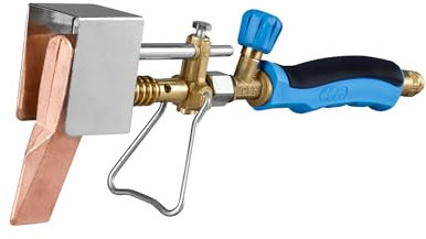 CFH Kupferlötkolben KL 143 - Premium Hammer Gas Lötkolben mit 240 g Kupferkolben, Lötbrenner mit Piezozündung, Lötgerät zum Weichlöten an Dachrinnen, Kupferblechen und verzinkten Stahlblechen