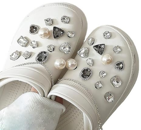 ASYKNM Lot de 30 épingles à chaussures pour femmes et filles