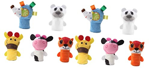 Abaodam 10stücke Teiliges Tier-handpuppen Für Junge Mädchen Pädagogisches Spielzeug Aus Weichem Für Interaktives Lernen Und Rollenspiele Fördert Kreativität Und Kommunikation Für