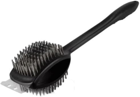 Brosse de Nettoyage Brosse de Nettoyage de Barbecue en Acier Inoxydable, Brosse de Nettoyage de Plaque de Barbecue, Brosse métallique de Cuisine, Brosse à Long Manche, Filet de Barbecue
