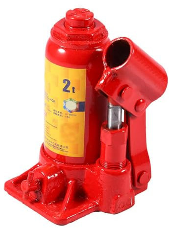 Capacità 2T, cric idraulico per sollevatori, piastra in acciaio ispessito, linee di resistenza allo scivolo, strumento di riparazione per cric per sollevatori di bottiglie del veicolo per la