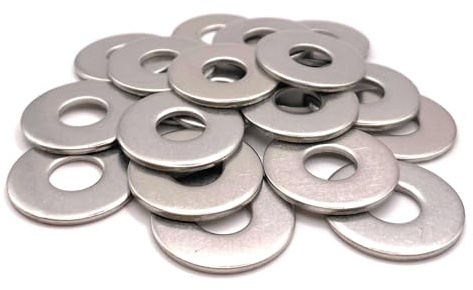 Unterlegscheiben aus Metall, M12, Edelstahl, Außendurchmesser 32 mm | Flache Unterlegscheibe breit M12 x 32 mm | Edelstahl A2 (V2A/304) Norm NFE 25514 L | Holz/Metall/Muttern/Schrauben/etc: 20 Stück