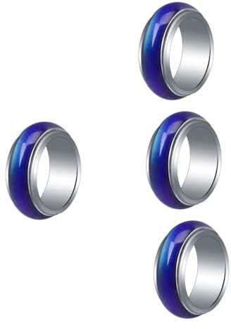 LIFKOME 4-teiliges Schmuckset Zum Ändern Der Stimmung Modisches Armband Für Frauen Männer Jungen Und Mädchen Schmuck Mit Temperatursensor