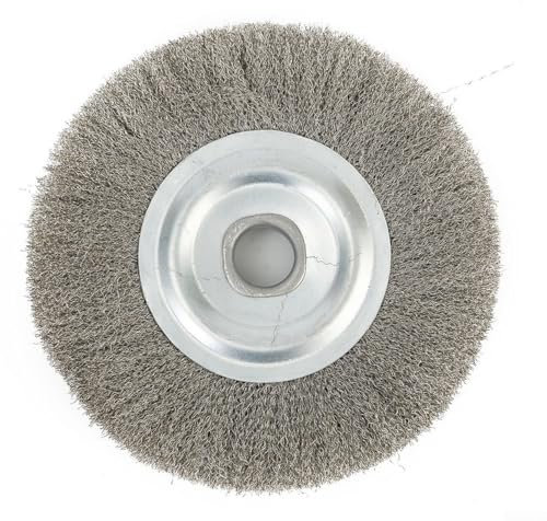 Professionelle Stahldrahtbürste zum Entgraten und Veredeln, 16 mm Loch, 12,7 cm