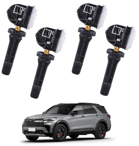 LICHENGTAI 4 unidades 2036832 TPMS Sensor de presión de neumáticos compatible con Ford B-Max C-Max Ecosport Fiesta Focus Mondeo Kuga RDKS Sensor Sistema de control de presión de neumáticos 1862980