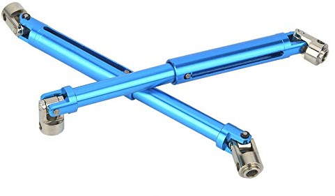 RiToEasysports Eje de Transmisión RC, Sólido y Confiable Piezas de Actualización de Aleación Azul para Modelos Crawler y Vehículos Todo Terreno, Entusiastas RC y Competición Off-Road