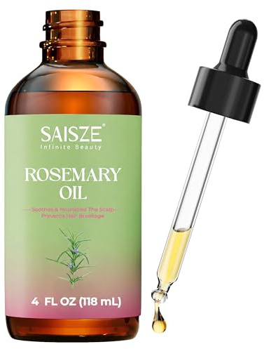 Rosemary Oil for Hair Growth, Organic Hair Growth Oil, Strengthens, Moisturises for Dry Scalp and Split Ends, 118 ml