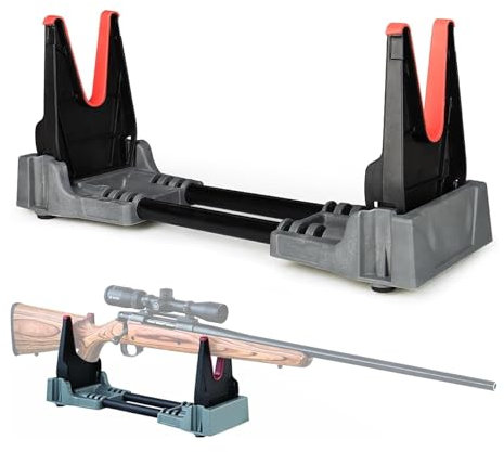 TsoLay Supporto per La Pulizia delle Armi, Banco E Supporto per Carabina, Supporto Compatto per Carabina E Fucile da Caccia, per La Manutenzione di Carabine E Fucili da Caccia