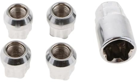 écrou jante Pour BYD M12x1.5 Volant Locks Roue Ecrous | Avec Cle Protection Best Cle Cone Seat