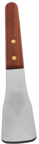 FUNNETOYU Cuillère à Glace Inox avec Manche Pelle à Dessert Ergonomique Résistante Spatule pour Fruits et Salades Outil de Cuisine Pratique pour