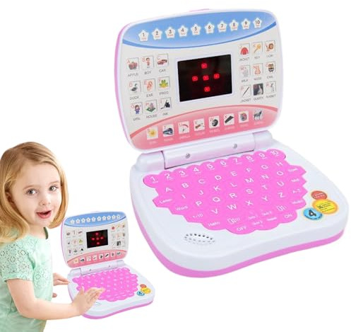 Computadora para - Juguete Informático Educativo Interactivo, Ordenador Portátil De Reclamar Play | Dispositivo Musical de Aprendizaje Temprano con Actividades Atractivas Durante Más De 3 A
