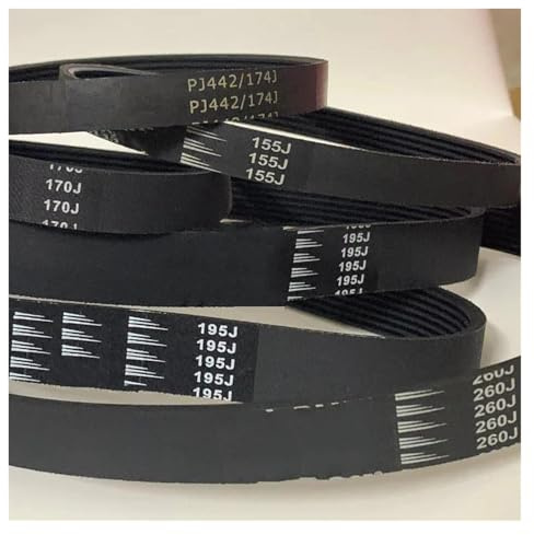 V Drive Belts 560J-PJ1422 562J-PJ1428 Micro-V Multi Wedge Belt Industrial Electrical Transmission Multi Groove MULTI-Ribbed Belt Motorbike Drive Belts(560J-PJ1422,5ribs)
