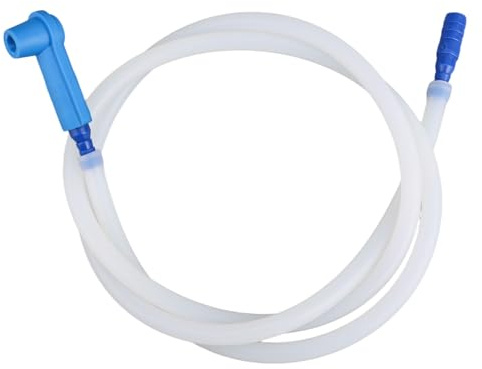 Fukaisu Brake Fluid Bleeder Hose, 1.2m/3.93ft Motorcycle Brake Bleeding Hose Tube Oil Fluid Extractor with Adapter Universal Braking System Repair Accessories Tool for Car Motorcycle