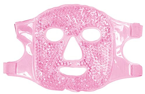 Maschera gel per occhi, Maschera Di Ghiaccio, Gel Face Mask, maschera viso riutilizzabile con compresse di gel caldo freddo per occhiaie, occhi secchi, mal di testa, affaticamento facciale