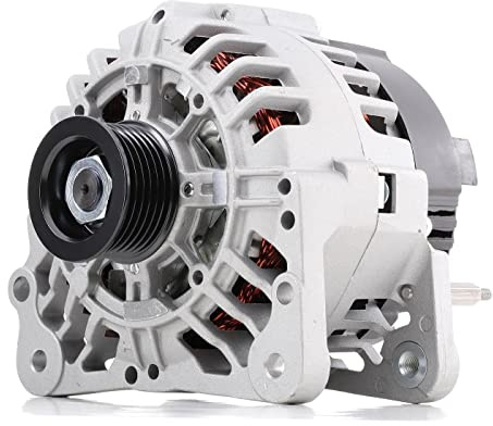 RIDEX 4G0291 Lichtmaschine 90A Generator LiMa 14V Alternator mit Riemenscheibe Kompatibel mit VW POLO 9N 03D903025J 03D903025JX 3D903025J