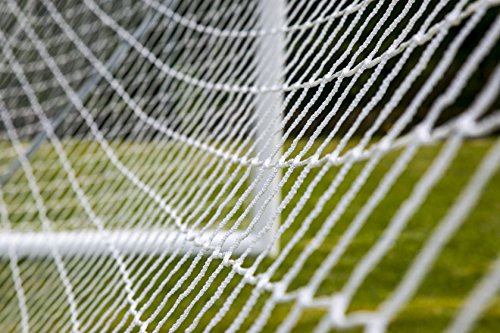 TORNETZ - Fußball - 7.32 x 2.44 x 0.8 x 2 m - 3mm - Weiß