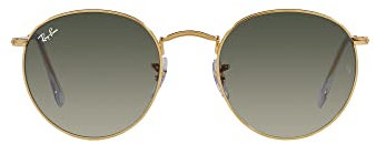 Ray-Ban Round Metal RB 3447 Gold/G - Classic Green 50/21/145 Herren-Sonnenbrille, grün