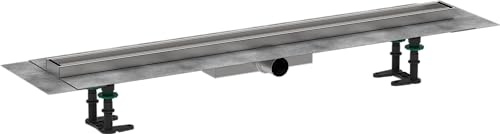 hansgrohe 56169000 RainDrain Compact Duschrinne 900 befliesbar für Flache Installation Komplettset