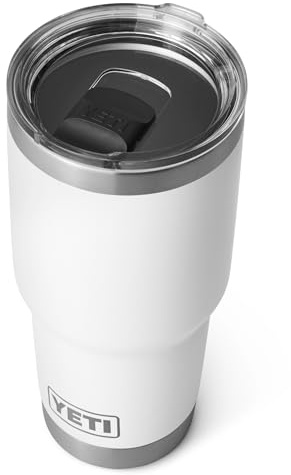 YETI Ramble Becher Mit MagSlider Deckel, White, 30 oz (887 ml)